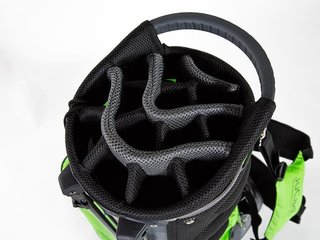 JuCad 2in1 Waterproof stand bag, černo/bílo/červený