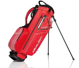 JuCad Aqualight Waterproof 2in1 stand bag, červený