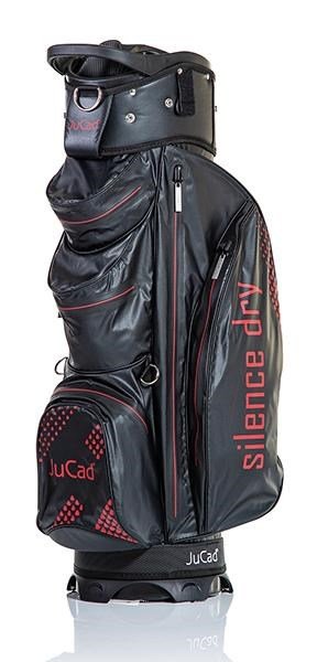 JuCad Silence Dry cart bag, černo/červený