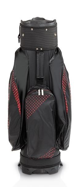 JuCad Silence Dry cart bag, černo/červený