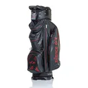 JuCad Silence Dry cart bag, černo/červený
