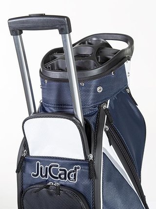 JuCad Bag To Roll cart bag na kolečkách, modro/bílý