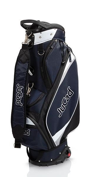 JuCad Bag To Roll cart bag na kolečkách, modro/bílý
