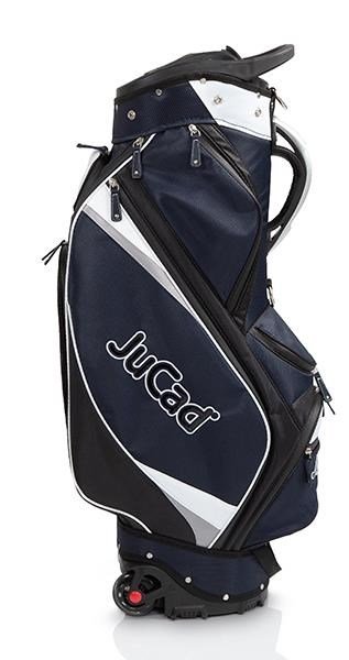 JuCad Bag To Roll cart bag na kolečkách, modro/bílý