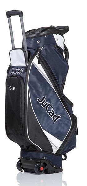 JuCad Bag To Roll cart bag na kolečkách, modro/bílý