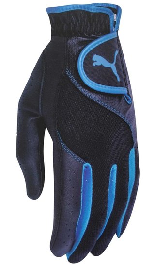 Puma Sport Performance dětská golfová rukavice, černo/modrá