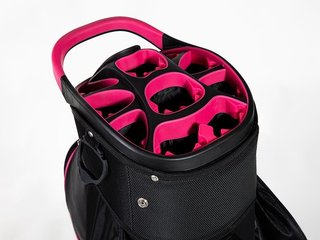 JuCad Sporty cart bag, černo/růžový