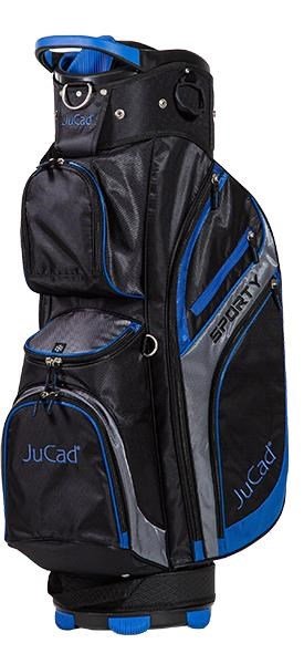 JuCad Sporty cart bag, černo/modrý
