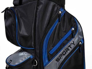 JuCad Sporty cart bag, černo/modrý