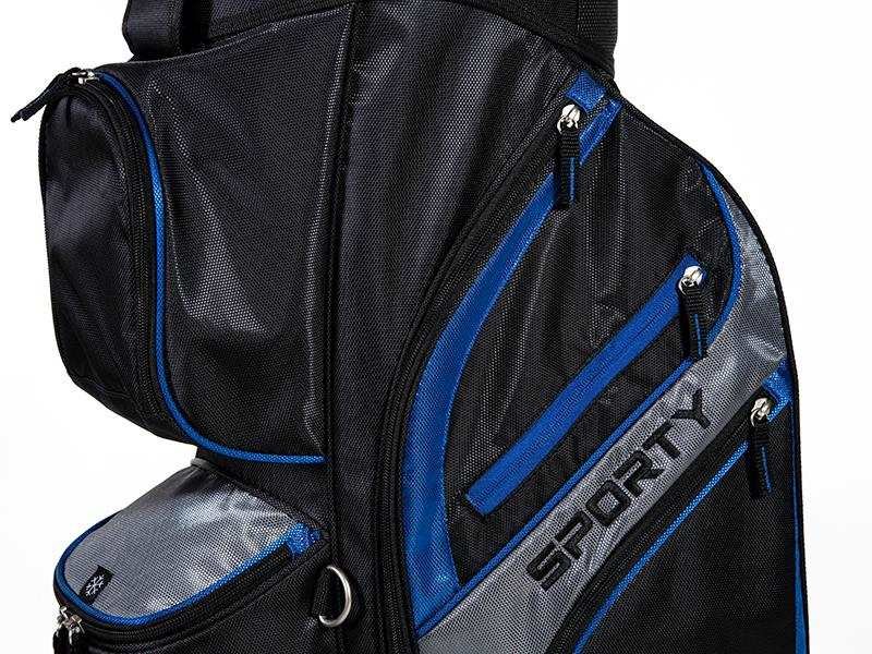 JuCad Sporty cart bag, černo/modrý