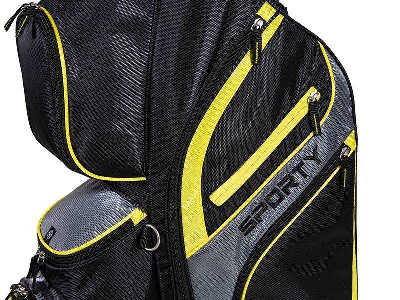 JuCad Sporty cart bag, černo/žlutý