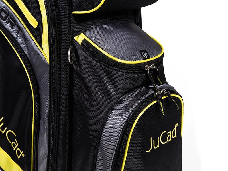 JuCad Sporty cart bag, černo/žlutý