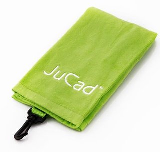 JuCad TriFold golfový ručník, zelený