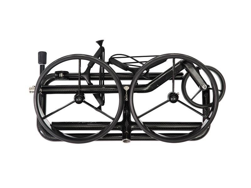 JuCad Carbon Shine 3-wheeled manuální vozík + taška