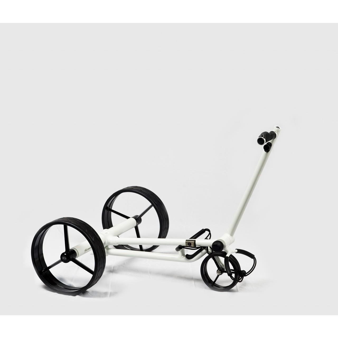 Davies Caddy Quick Fold elektrický vozík, bílo/stříbrný