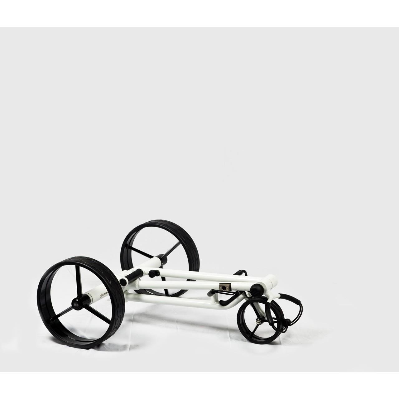 Davies Caddy Quick Fold elektrický vozík, bílo/stříbrný