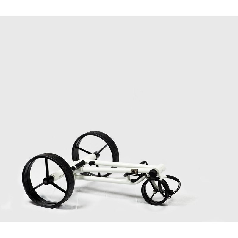 Davies Caddy Quick Fold elektrický vozík, bílo/stříbrný