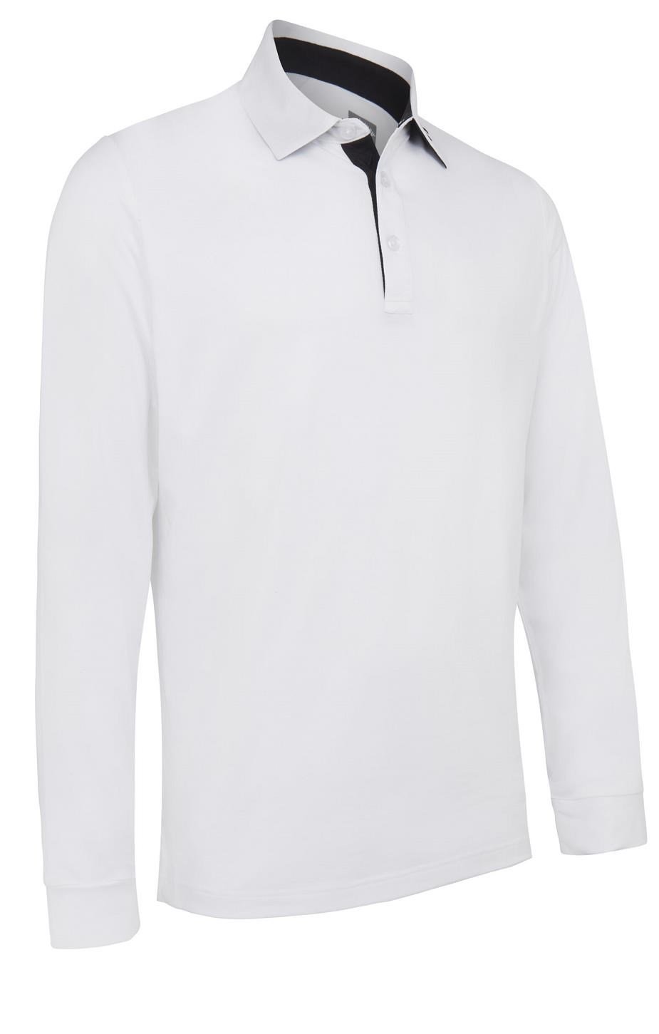 Callaway Long Sleeve Performance pánské polo, bílé