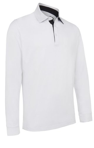 Callaway Long Sleeve Performance pánské polo, bílé