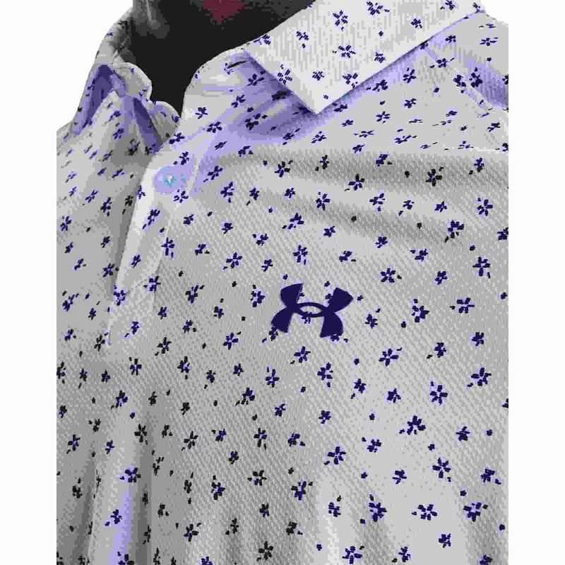 Under Armour Iso-Chill Floral Dash pánské polo, oxford blue