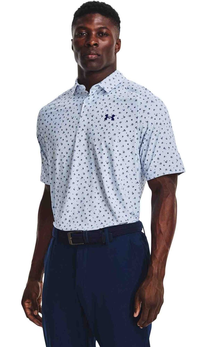 Under Armour Iso-Chill Floral Dash pánské polo, oxford blue
