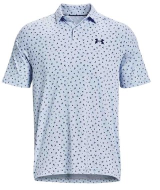 Under Armour Iso-Chill Floral Dash pánské polo, oxford blue