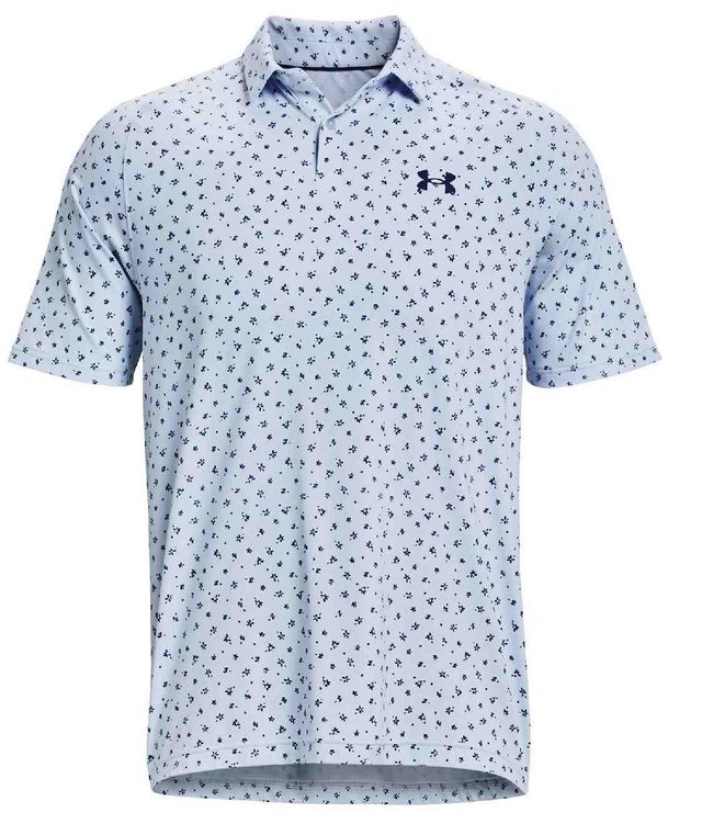 Under Armour Iso-Chill Floral Dash pánské polo, oxford blue