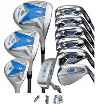U.S. Kids Golf ULW-60 AV2 10-Club dámský golfový set, grafit