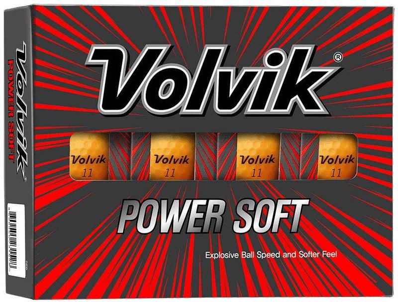 Volvik Power Soft golfové míčky, oranžové