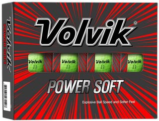 Volvik Power Soft golfové míčky, zelené