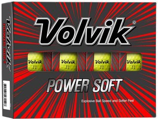 Volvik Power Soft golfové míčky, žluté