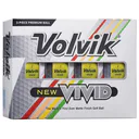 Volvik Vivid golfové míčky, žluté