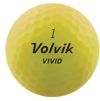Volvik Vivid golfové míčky, žluté