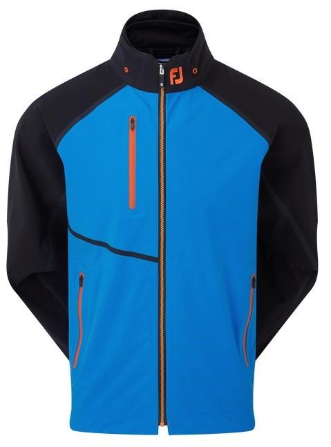 FootJoy Hydrotour pánská voděodolná bunda, modro/černo/oranžová