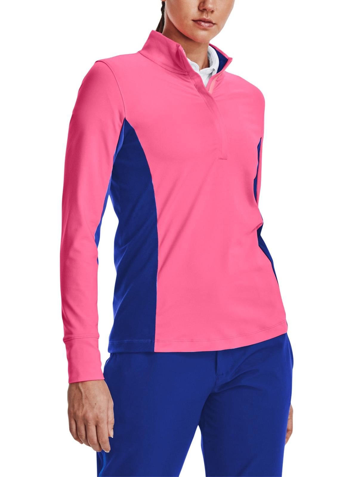 Under Armour Storm Midlayer 1/2 Zip dámská mikina, růžová