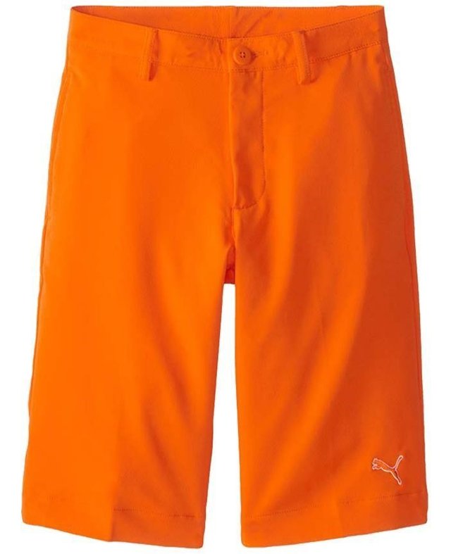 Puma Golf Tech dětské kraťasy, oranžové