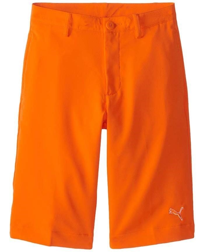 Puma Golf Tech dětské kraťasy, oranžové
