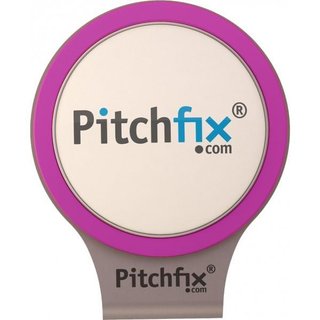 Pitchfix fialový magnetický golfový klip na kšilt + markovátko