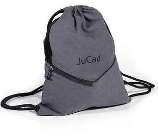JuCad drawstring sports bag, šedý