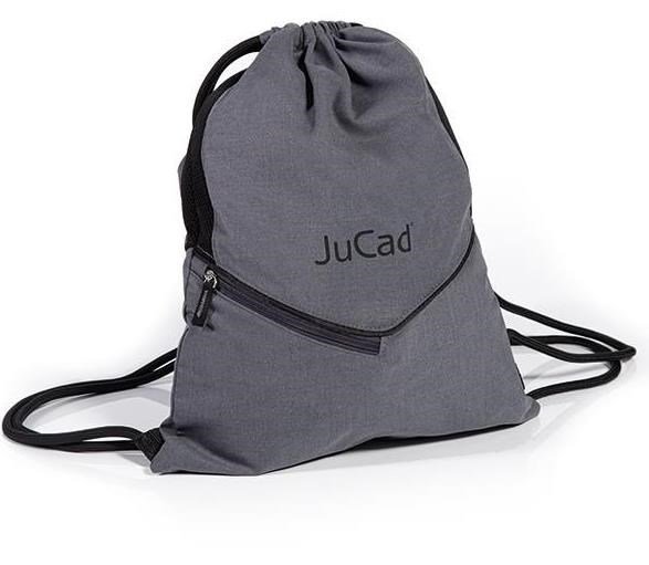 JuCad drawstring sports bag, šedý