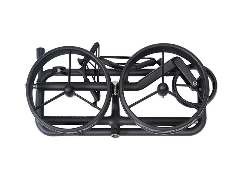 JuCad Carbon Shadow 3-wheeled manuální vozík + taška