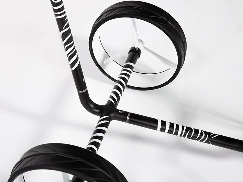 JuCad Carbon Zebra manuální vozík + taška