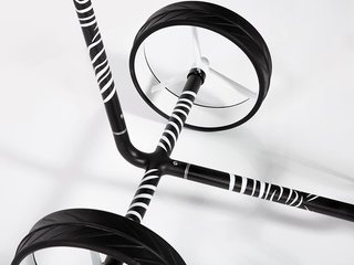 JuCad Carbon Zebra manuální vozík + taška