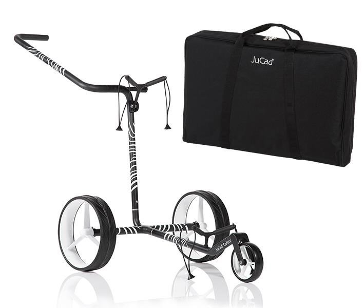 JuCad Carbon Zebra manuální vozík + taška