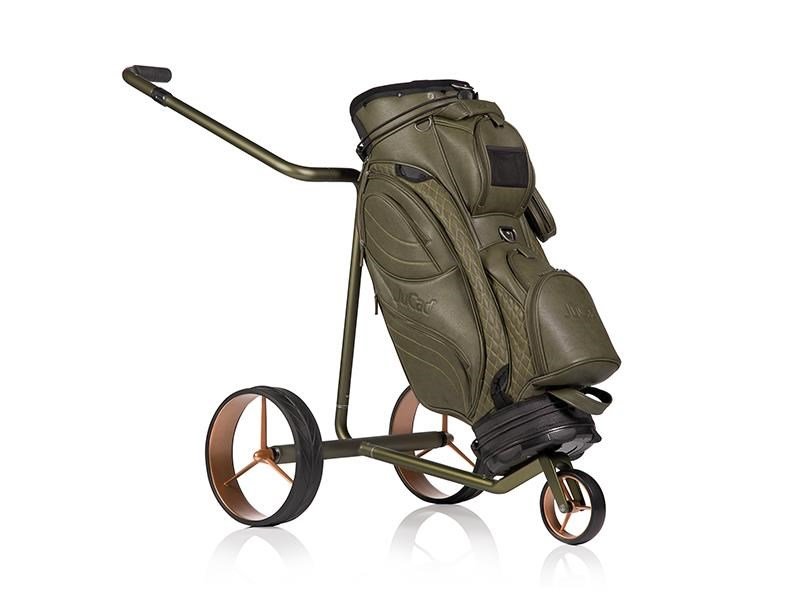 JuCad Carbon Travel Verde Rosé 2.0 elektrický vozík