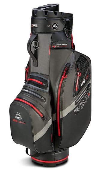 Big Max Aqua Silencio 4 Organizer cart bag, šedo/černo/červený