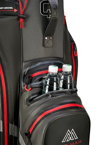 Big Max Aqua Silencio 4 Organizer cart bag, šedo/černo/červený