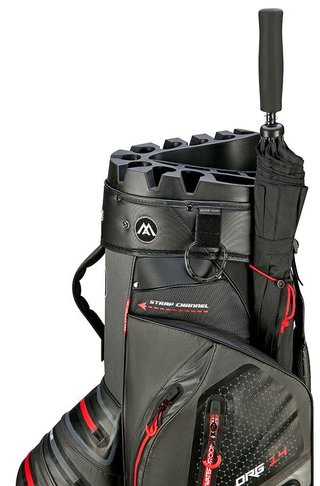 Big Max Aqua Silencio 4 Organizer cart bag, šedo/černo/červený