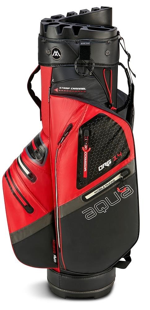 Big Max Aqua Silencio 4 Organizer cart bag, červeno/černý