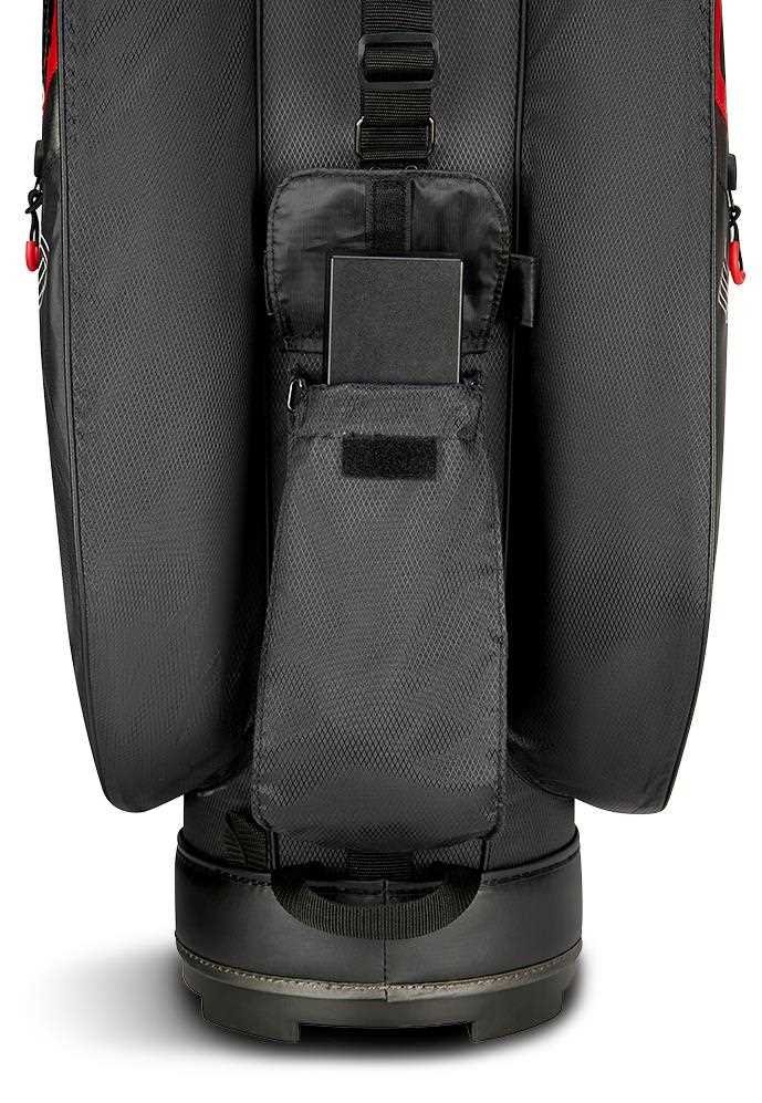 Big Max Aqua Silencio 4 Organizer cart bag, červeno/černý